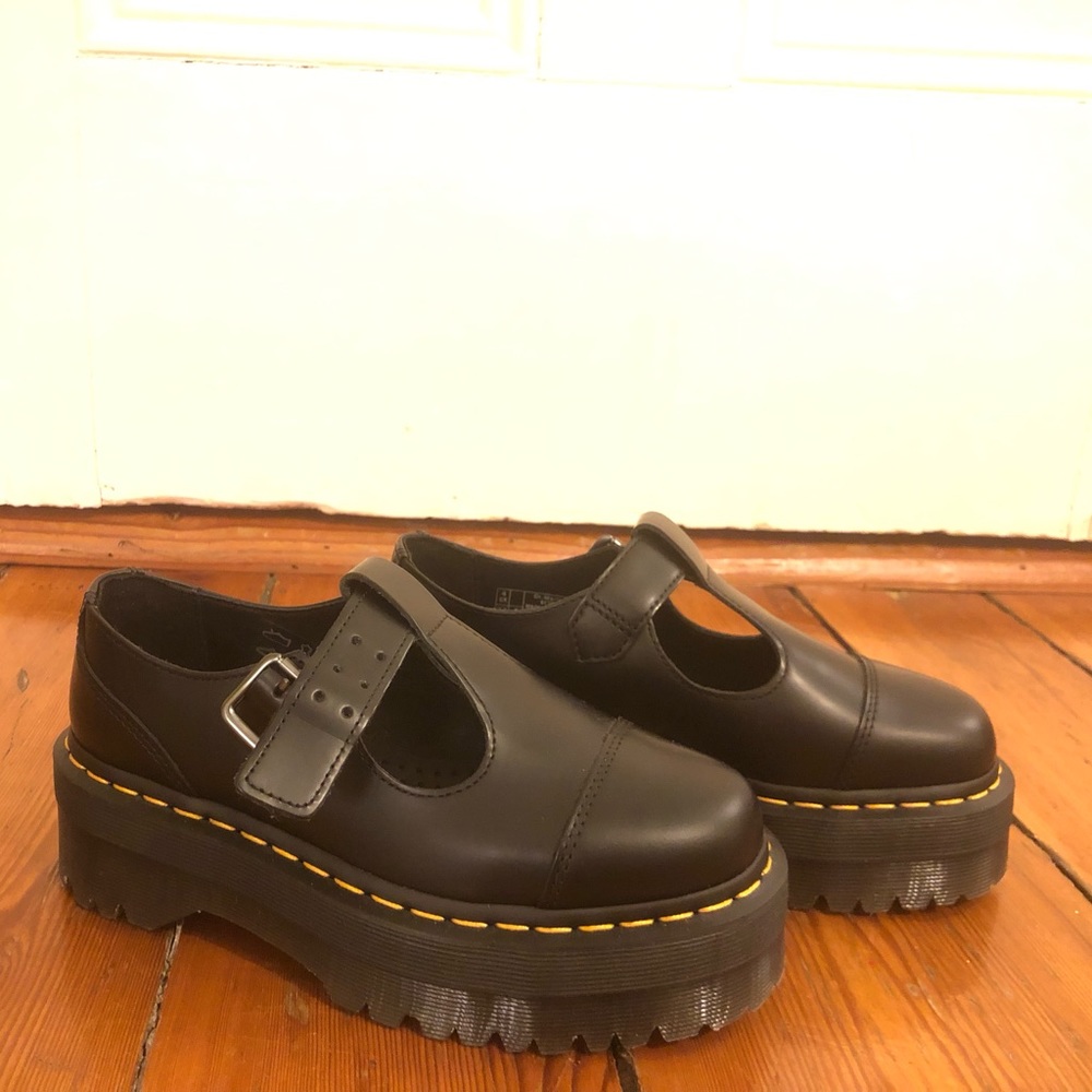 Doc martens platform mary jane sandles